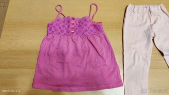 Dívčí šatičky s legíny vel. 104 - 3