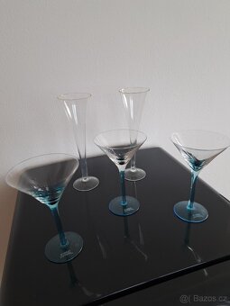 Sklenice na vino,sampus - retro. - 3