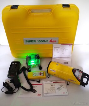 Potrubní laser LEICA PIPER 100G/2 Zelený + DOKLAD - 3