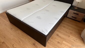 Postel 196x155cm na miru, zpevnena, vcetne matraci - 3