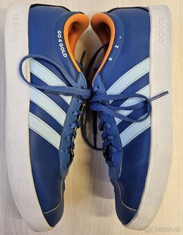 Prodám boty Adidas modré vel. 43 - zánovní - 3