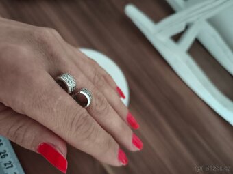 Náušnice z bílého zlata dívčí - 3