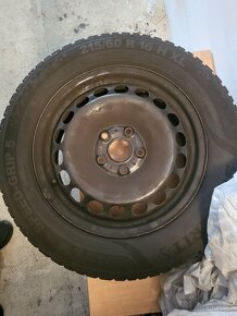 215/60 R16 XL zimni pneu+ plechové disky 6mm (sada) - 3