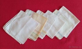 Prodám staré látkové kapesníky - z minulého století, PRODÁNO - 3