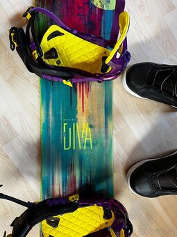 Snowboard Rossignol DIVA + VANS boty - 3
