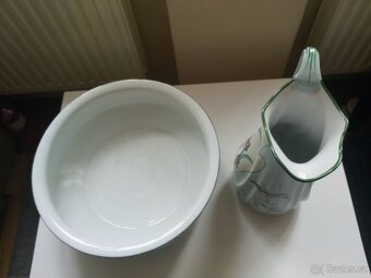 Secesni, ručně malovaná mycí souprava - 3