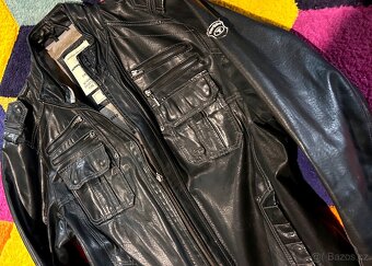 TOM TAILOR PÁNSKÁ KOŽÁRNA-KOŽENÁ BUNDA 100% LEATHER L💪🏽 - 3