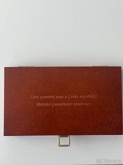 Zlato / sada zlatých mincí čnb Města proof - 3