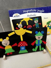 magnetické puzzle Detoa medvědi - 3