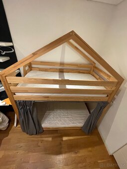 Dětská palanda 160x80cm vč. matrací - 3