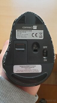 Bezdrátová vertikální myš Connect IT  CMO-2705-DD - 3