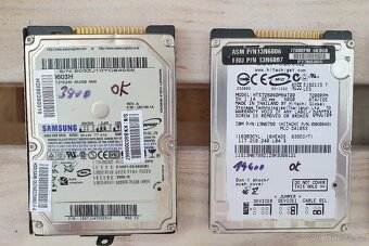 6x IDE HDD do Notebooku bez vadných sektorů. - 3