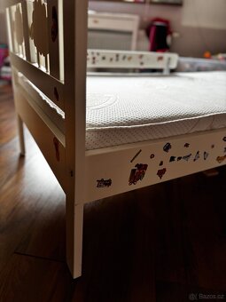 Dětská postel IKEA KRITTER bílá 70x160 - 3