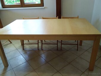Velký rozkládací jídelní stůl - 3