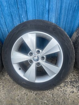 ALU škoda Octavia 3 letní 205/55 r16 Continental - 3