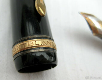 Staré plnicí pero Montblanc - hrot ze zlata 585 - 3