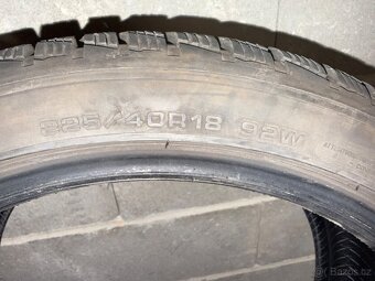 Goodyear 225/40 R18 zimní – sada 4 ks, 1 sezóna, top stav - 3