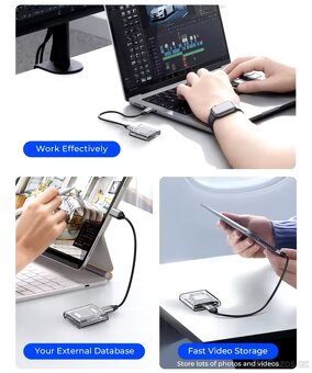 Externí SSD nvme 256gb 10Gbps Win,Mac,Linux - 3