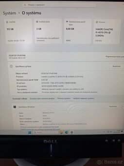 Stolní PC - i5, 8gb RAM, GTX, Win11, SSD - 3