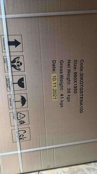 Walk in stěna Swiss Aqua 100 cm , 8mm - bezrámová - 3