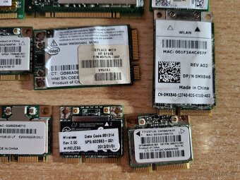 Wifi moduly do Notebooku, vše za 400kč. - 3