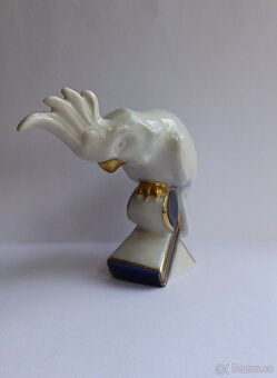 Porcelánový kakadu ARTDECO - 3