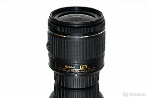 Nikon AF-P Nikkor 18-55mm + UVfiltr + clona TOP STAV - 3