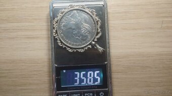 Velká RU mince tolar Marie Terezie 1780 medaile medailon. - 3