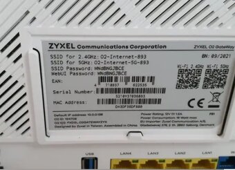 VDSL modem O2 Gateway Zyxe - 3