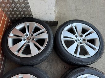 Alu 18" 5x112 orig. škoda "ZENITH" letní pneu SUP3 - 3