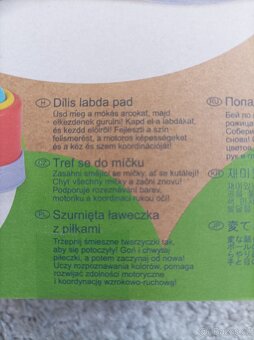 Hra, hračka Tref se do míčku, zatloukačka, 12m+ - 3