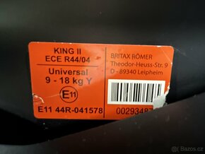 Autosedačka Britax Romer King II LS - 3