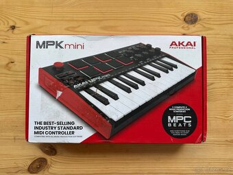 AKAI MPK Mini MK3 – téměř nový, použitý jen 2× - 3