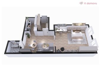 Prodej bytu 2+1, 2.N.P., Komenského - 3