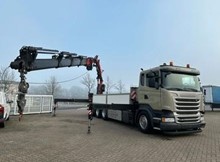 052 Scania R450L - 8x4 – Valník + HR-Fassi F 660 RA 2.28 HE - 3