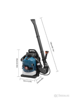 Foukač listí batohový Benzínový 4-T 2.6kW - 3