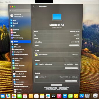 ZÁNOVNÍ MACBOOK AIR 15” M3/512GB/16GB/BATERIE 100% - 3