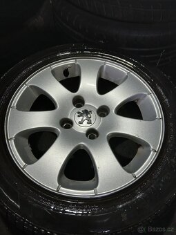 SADA LETNÍCH KOL  4X108 R15 ORIGINÁL PEUGEOT - 3