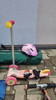 Koloběžky, helma, stan,... - 3