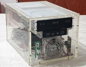 ACUTAKE CRYSTAL CUBE mini PC skříň RARITA NOVÁ -ČTĚTE - 3