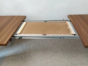 Nový rozkládací stůl ořech 90x160+40 cm 2.jakost - 3