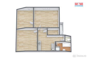 Prodej bytu 3+1, 75 m², Horní Blatná, ul. Bezručova - 3