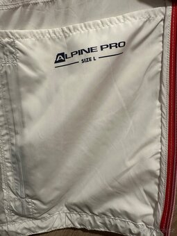 Alpine PRO bílá, tenká sportovní bunda vel. L - 3