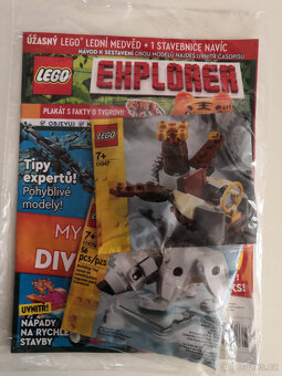 LEGO ČASOPIS (4x): CITY, MINECRAFT, EXPLORER, BATMAN (mix) - 3