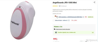 AngelSounds JPD-100S Mini na moritoring dítěte - 3