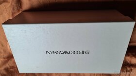 EMPORIO ARMANI - pantofle - bordó - č. 38- SLEVA - 3