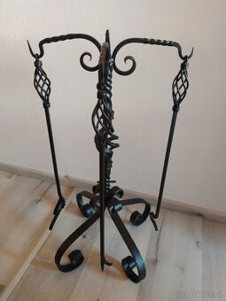 Prodám kovové nářadí ke krbu - 3