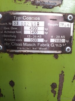 Claas Cosmos s drtičem - 3