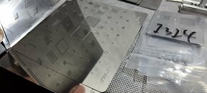 BGA reballing, stancil plate, šablony pro překuličkováni - 3