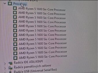 Herni Počítač- AMD RYZEN 5 1600 3,60Ghz/RAM 8GB DDR4/RX 580 - 3